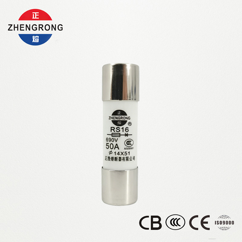 fusível de alta capacidade de quebra de 14*51mm 500V 50A RS16