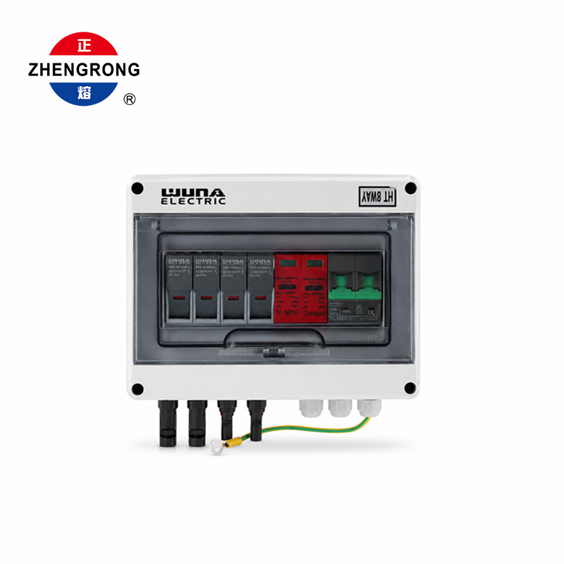 Caixa combinadora PV DC de 2 cordas com certificação CE