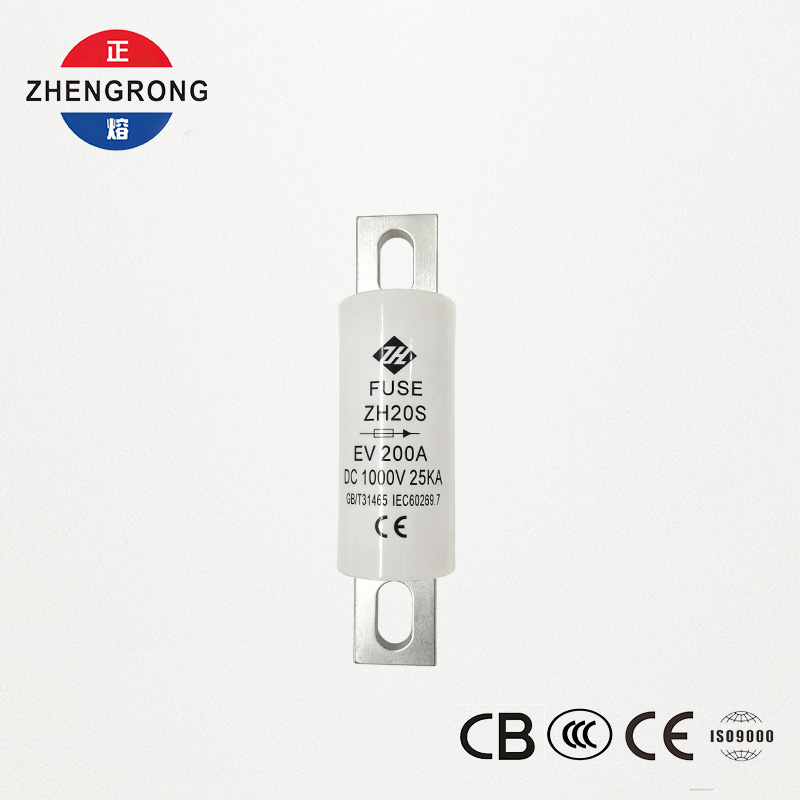 Fusível EV DC 200A 1000V (ZH20S) | Capacidade de interrupção de 25kA | Certificado IEC60269