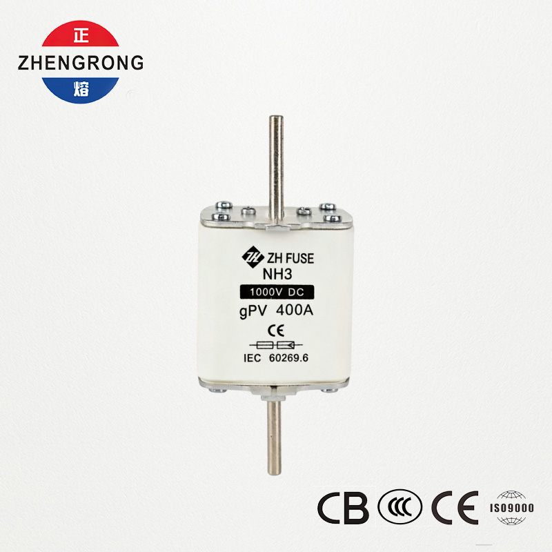 Fusível NH3 1000V DC 400A gPV para sistemas solares fotovoltaicos