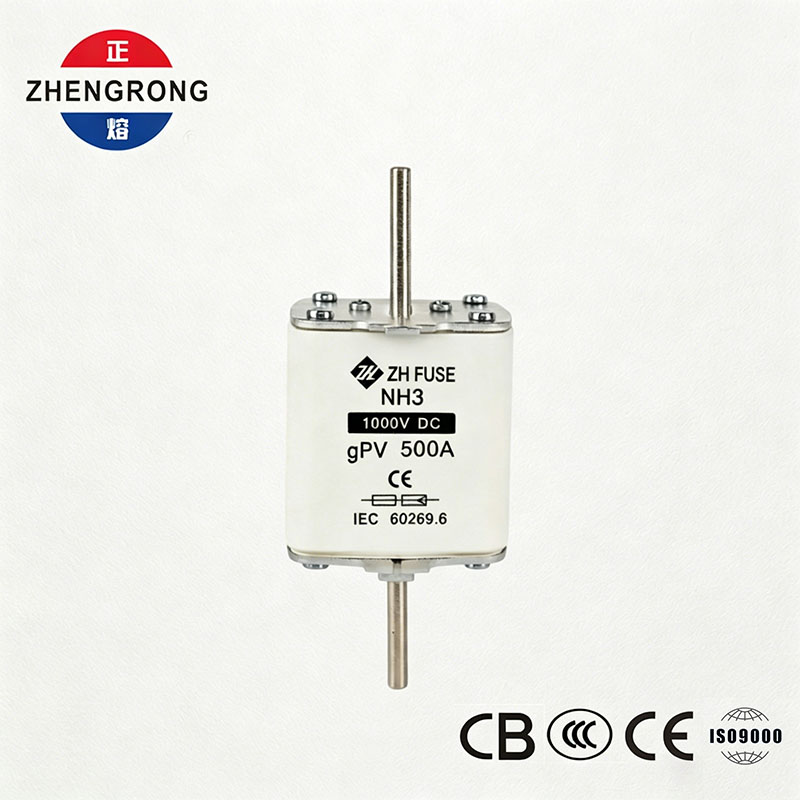 Fusível NH3 1000V DC 500A gPV para sistemas solares fotovoltaicos