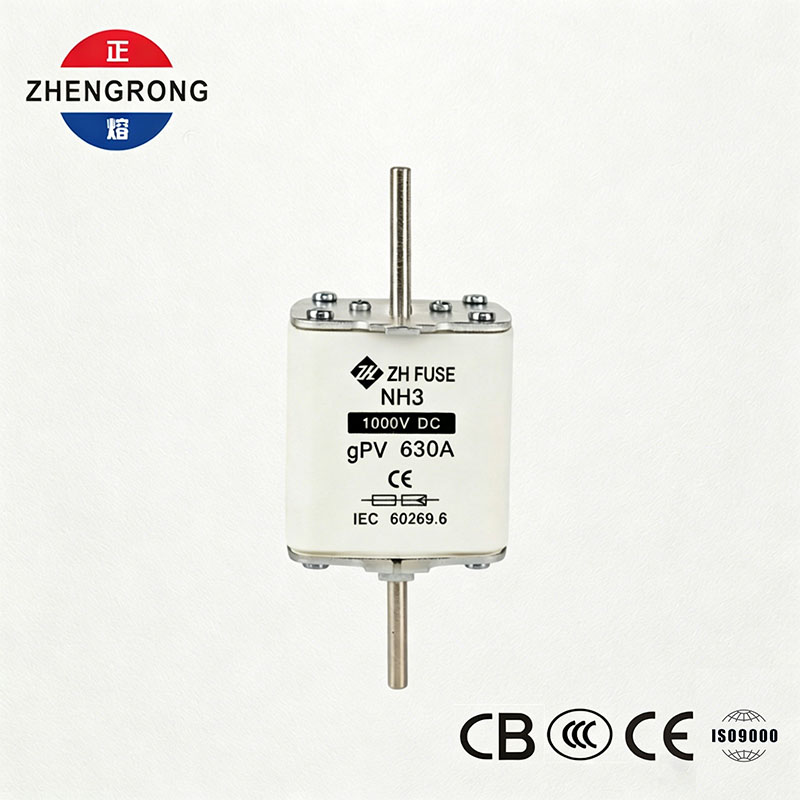 Fusível NH3 1000V DC 630A gPV para sistemas solares fotovoltaicos