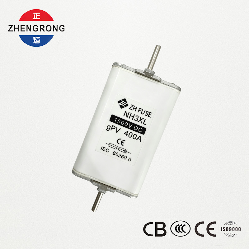 Elo fusível fotovoltaico NH3XL 400A 1500V DC gPV - certificado IEC 60269.6